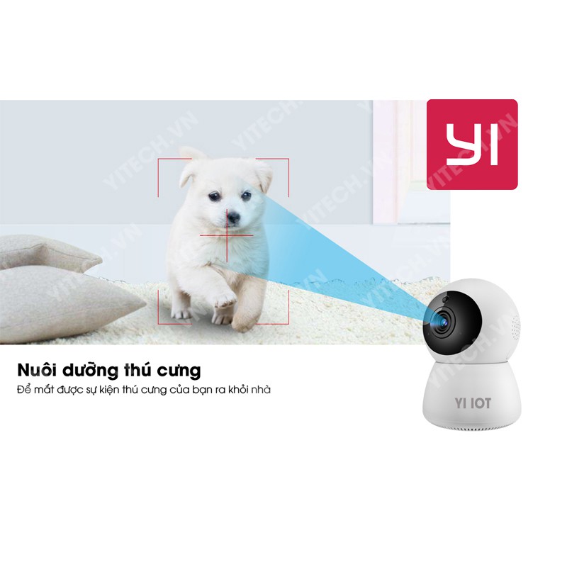 CAMERA IP TRONG NHÀ YI IOT PDB208 2MPX - 1080P QUAY QUÉT 360 ĐỘ- CÓ CỔNG LAN