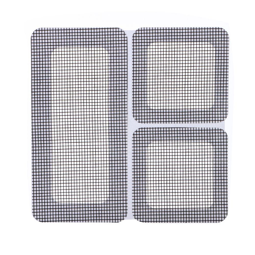PISTA Bộ 3 Miếng Dán Cửa Sổ Chống Muỗi Bằng Sợi Thủy Tinh