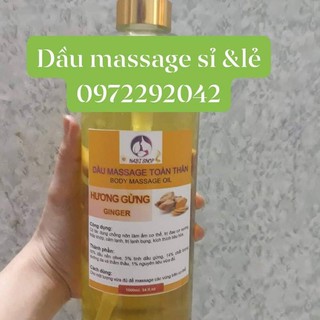 DẦU MASSAGE BODY GỪNG