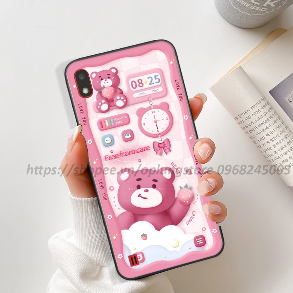 Ốp lưng samsung A10/ M10 in hình 3D gấu,thỏ cute dễ thương.