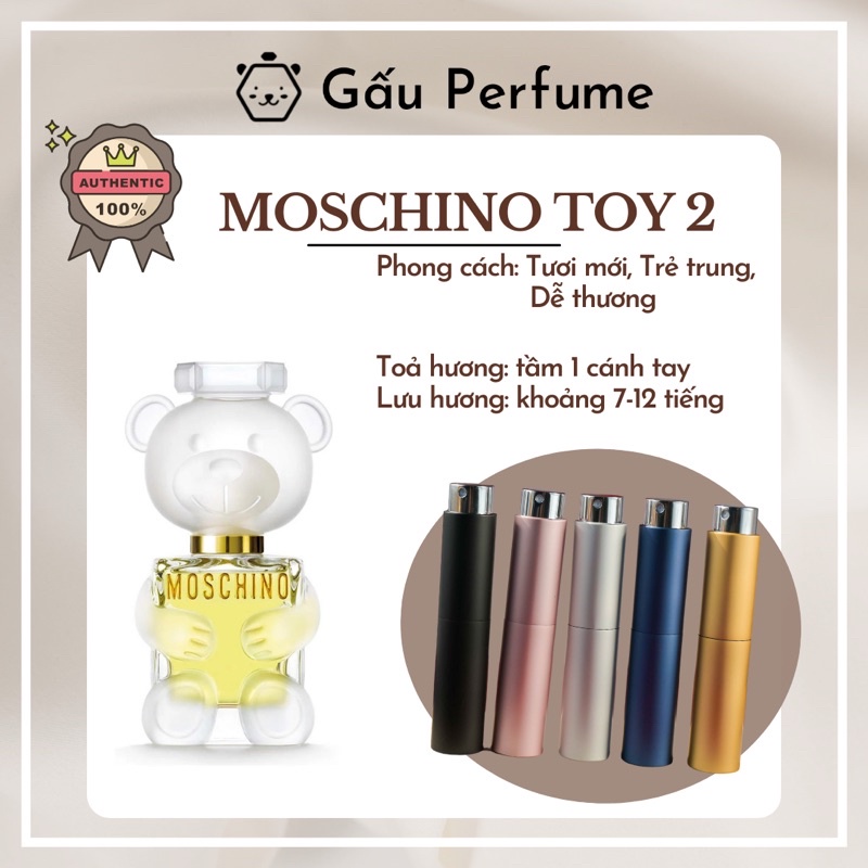 Mẫu thử nước hoa chính hãng Moschino Toy 2 10ML