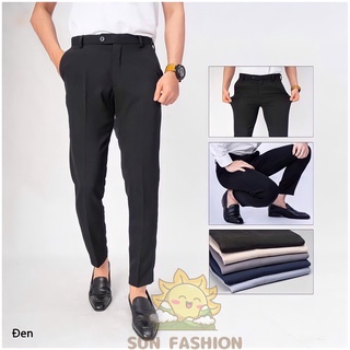 Quần tây nam co giãn, quần âu nam cao cấp Sun ống ôm thời trang quần tây âu nam hàn quốc