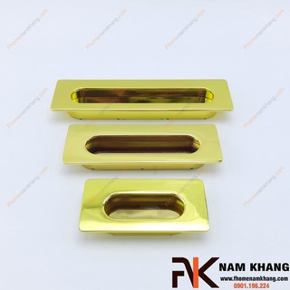 Tay nắm âm tủ màu vàng NK145-V (Màu Vàng)