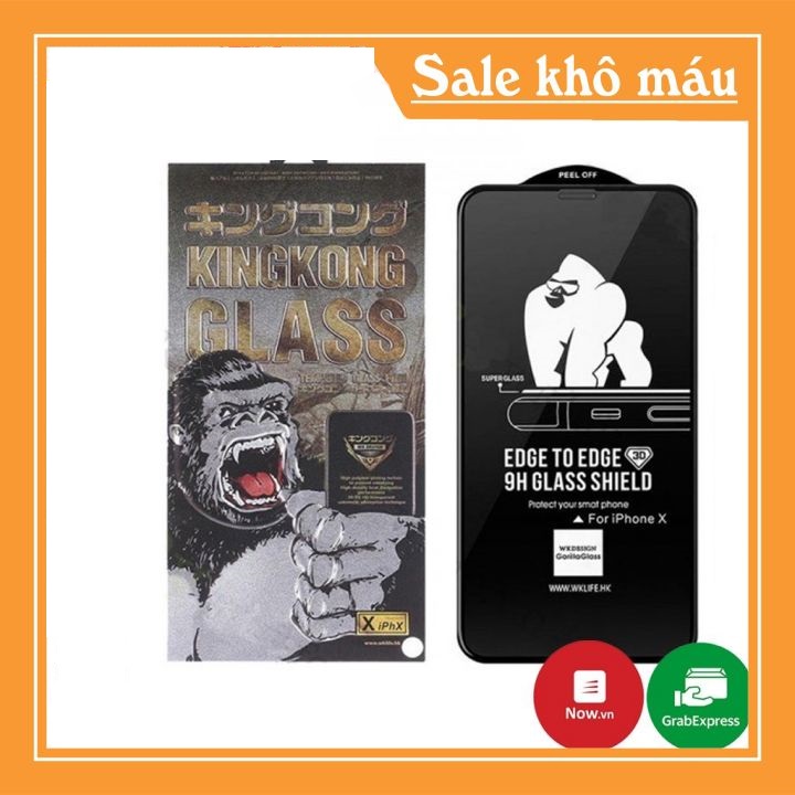 Kính cường lực iphone KingKong full màn 6/6s/6plus/6s plus/7/8/7plus/8plus/x/xs/xs max/11/12/13/pro/promax