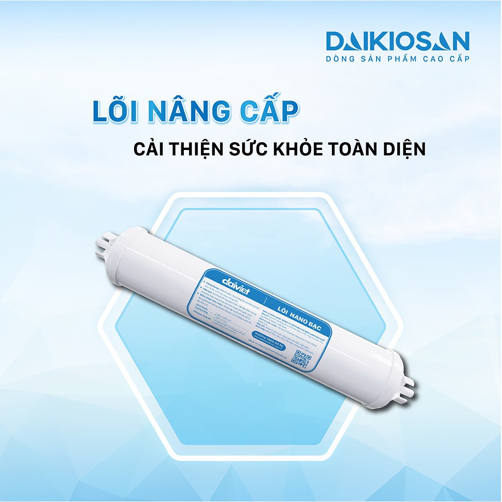 [CHÍNH HÃNG] LÕI KHOÁNG NANO BẠC - LÕI LỌC NƯỚC SỐ 9 - ĐẠI VIỆT - NỐI NHANH