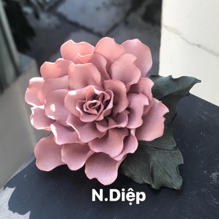 Hoa cài áo gấm hai mặt cao cấp size 10-12cm