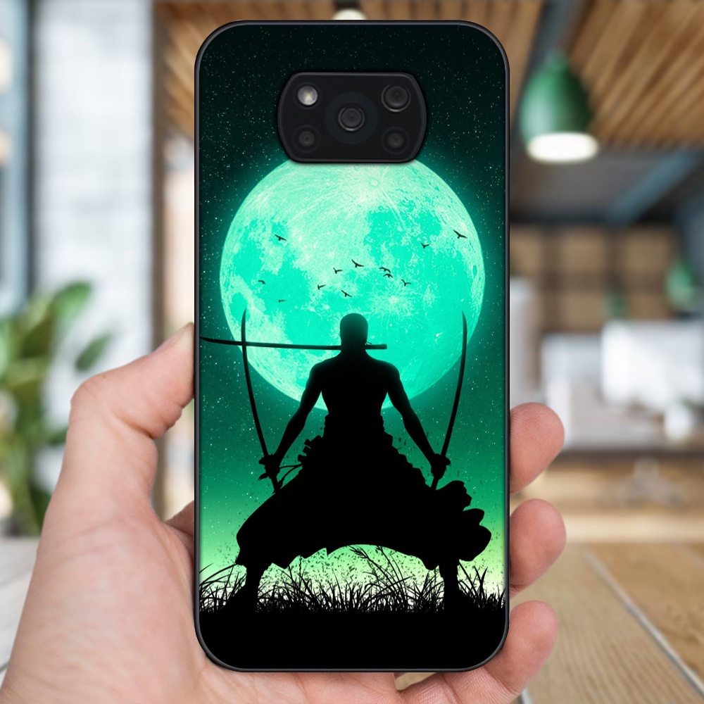 Ốp lưng Xiaomi Poco X3, Poco X3 Pro, Poco X3 NFC viền đen in hình Zoro One Piece