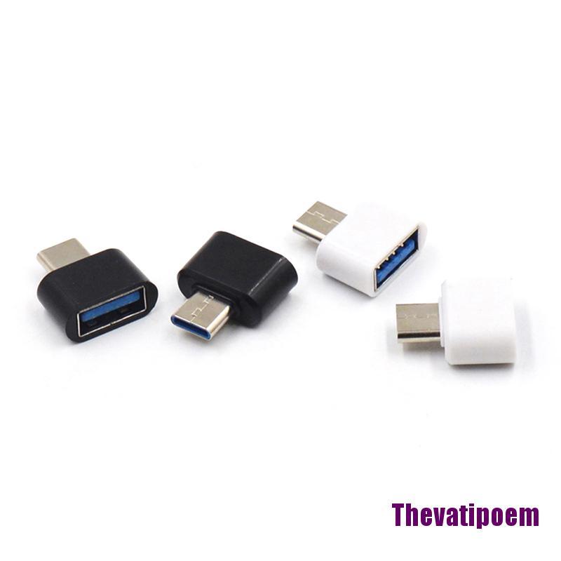 Bộ 2 Đầu Chuyển Đổi Usb Type C Đực Sang Usb 2.0 Cái | BigBuy360 - bigbuy360.vn