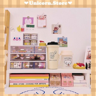 Kệ gỗ để bàn đa chức năng, kệ để máy tính lắp ghép dễ dàng Unicorn Store