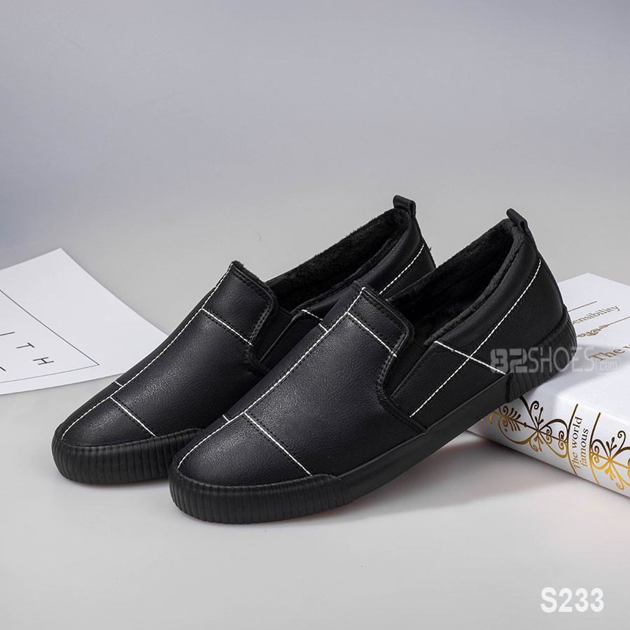 [XẢ KHO, LẺ SIZE] Giày lười nam - Slip on nam da - Mã S233