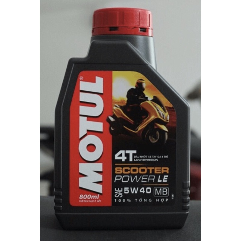 Nhớt Motul Scooter Power LE 5W40 (800ml) dành cho xe tay ga