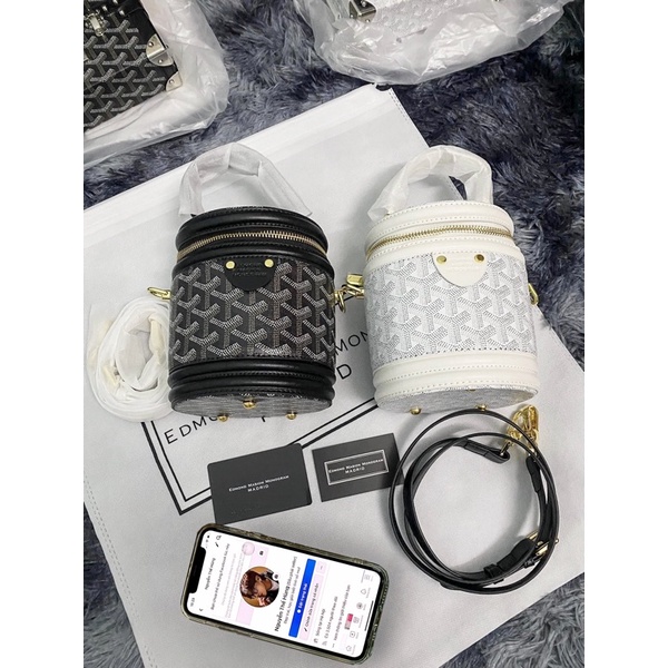 [CHÍNH HÃNG] Túi Hộp Cannes Handbag Edmond Maison Monogram Chính Hãng