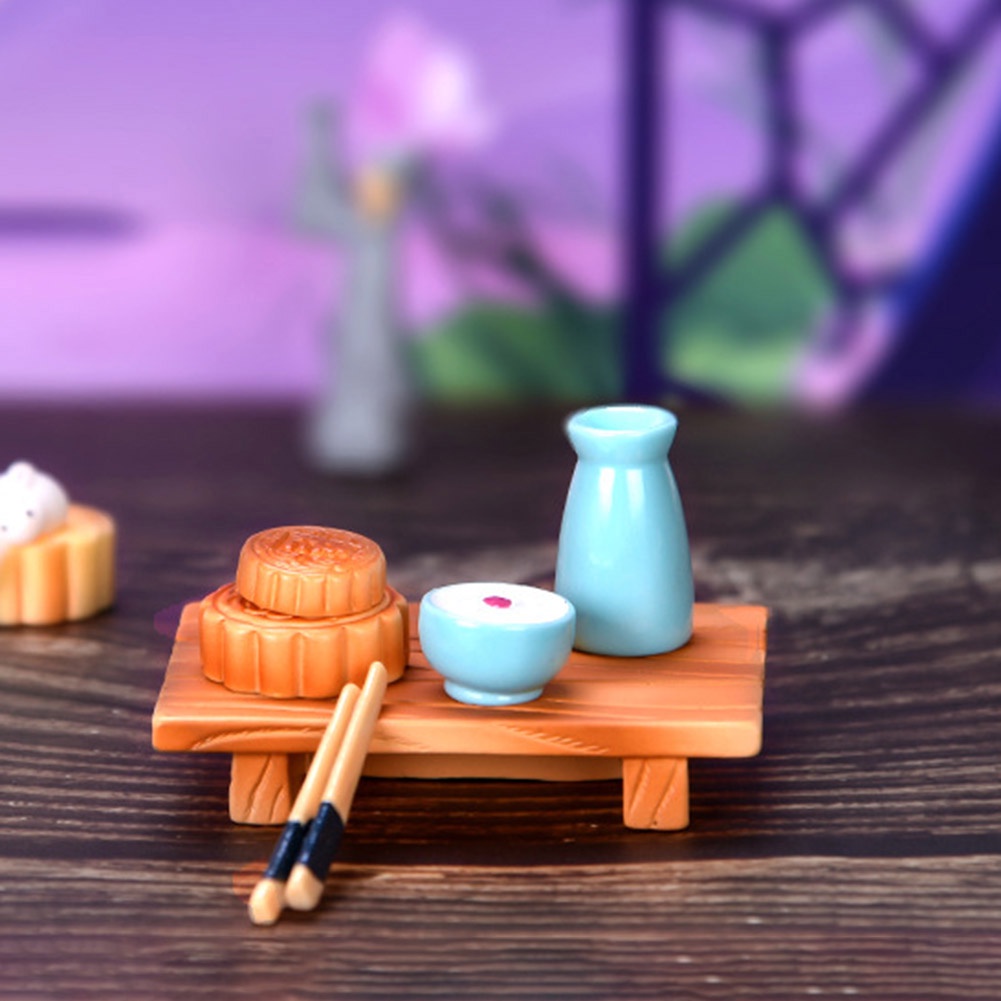 Mô Hình Chảo Bánh Trung Thu Mini Trang Trí Nhà Búp Bê