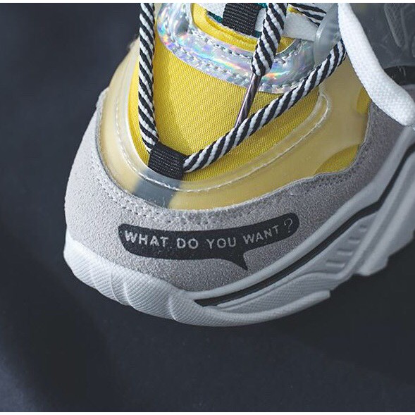 Giày nữ FreeShip đơn 50kGiày thể thao nữ in chữ what do you want