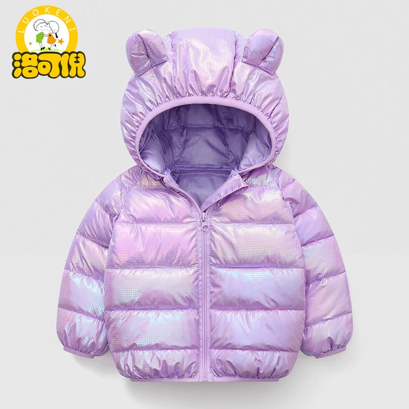 Áo Khoác Phao Mỏng Nhẹ Thời Trang Xuân Thu Dành Cho Bé Trai Gái