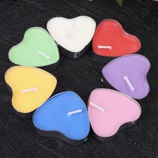 Nến tealight hình tim (50 viên)
