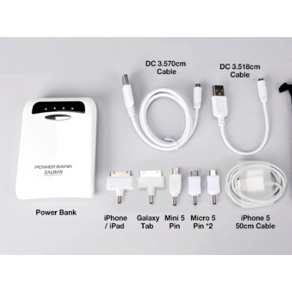 Pin sạc dự phòng Zalman 11200mAh - 90% Efficiency - Premium Power Bank