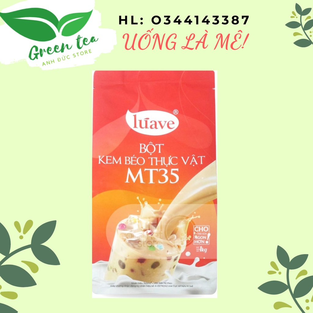 FREESHIP/BỘT KEM BÉO THỰC VẬT MT35 / UỐNG LÀ MÊ