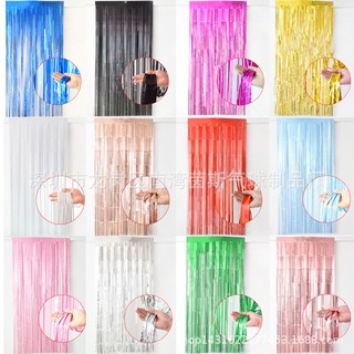 Rèm kim tuyến lụa nhiều mẫu trang trí tiệc sinh nhật thôi nôi lễ tết tân gia mừng thọ giáng sinh 2020