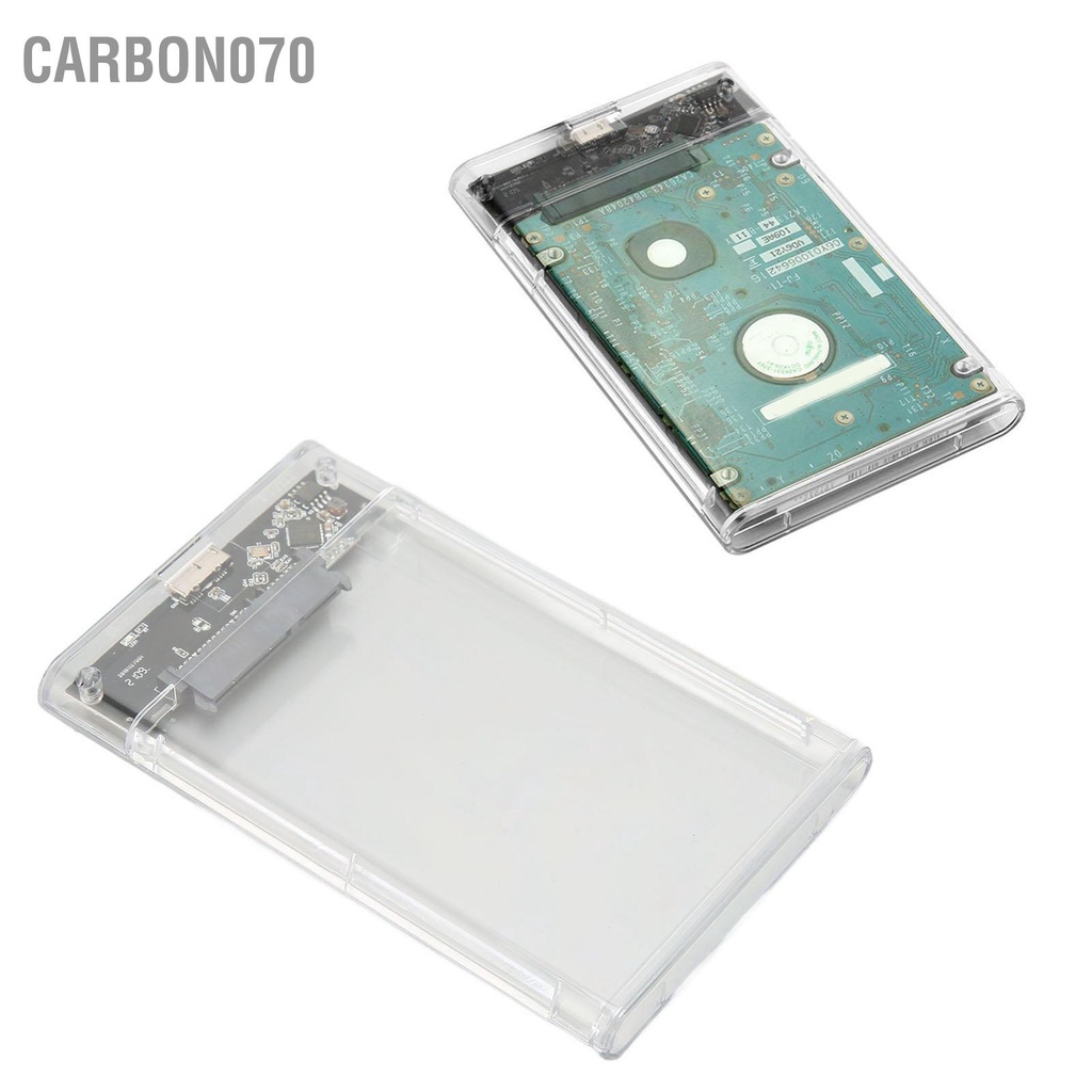 Hộp Đựng Ổ Cứng Di Động HDD 2.5in SATA Serial USB3.0 5Gbps Trong Suốt HHD SSD 2.5in