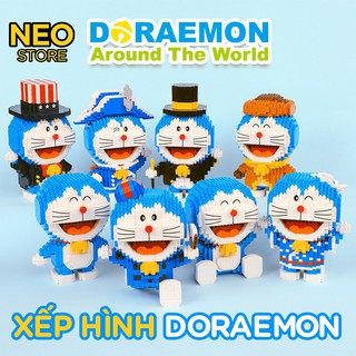 Xếp hình 3D Doraemon siêu dễ thương, cỡ nhỏ - xếp hình trí tuệ