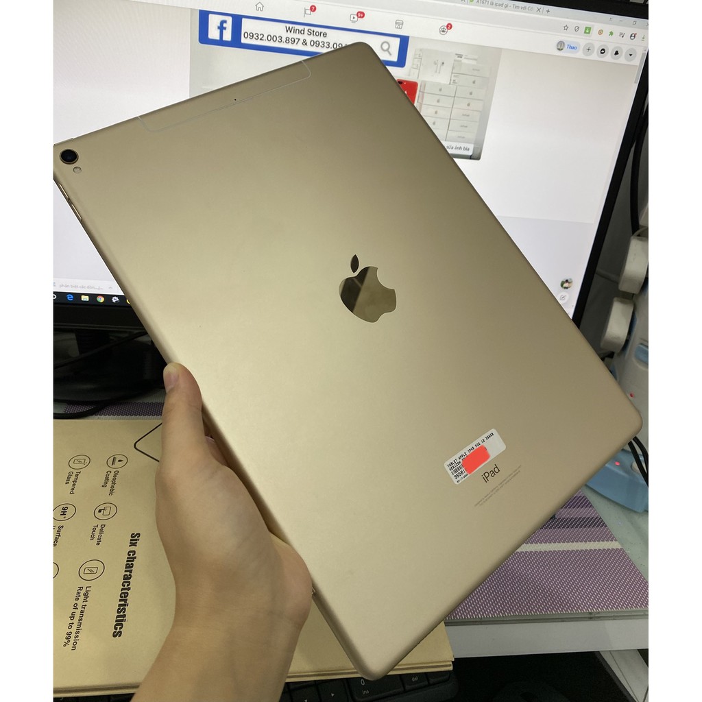 Máy tính bảng Apple IPAD PRO 12.9INCH 4G WI-FI 256GB GOLD (2017) GEN 2 - Hàng nhập khẩu QUỐC TẾ MỸ chính hãng. | BigBuy360 - bigbuy360.vn