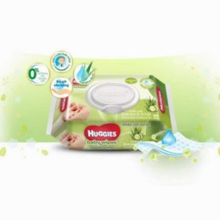 Khăn ướt Huggies không mùi 64 miếng