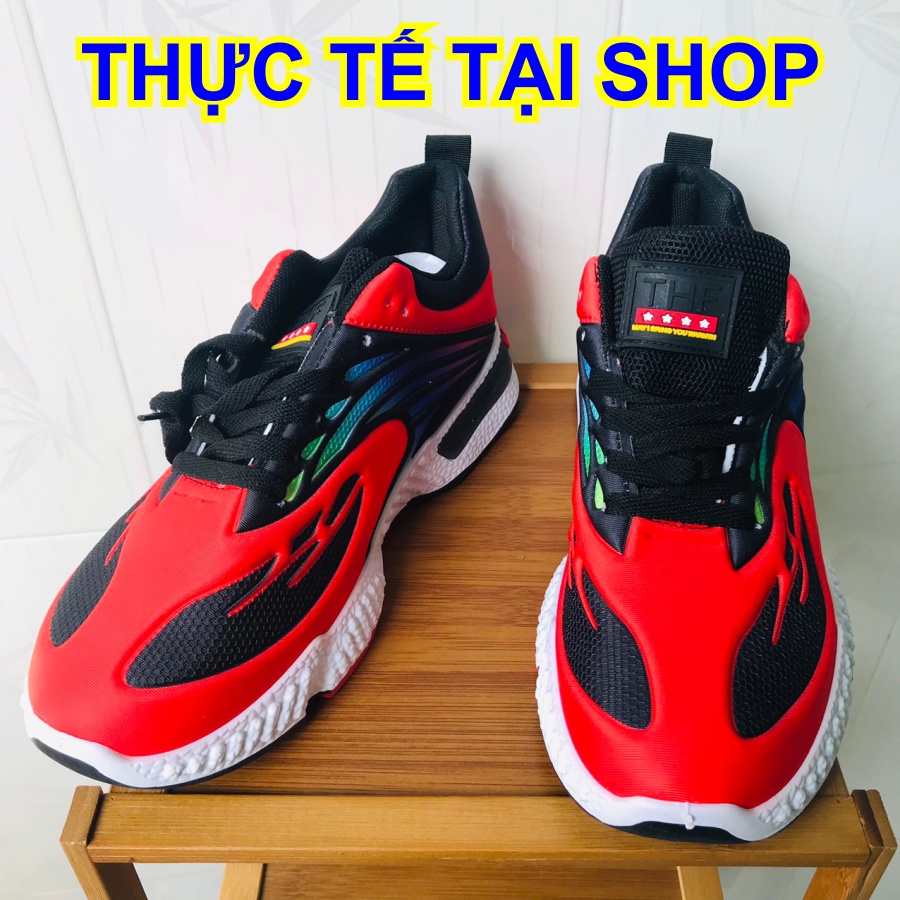 Giày sneaker nam thể thao năng động màu sắc rực rỡ tươi trẻ nhiệt huyết phong cách mạnh mẽ