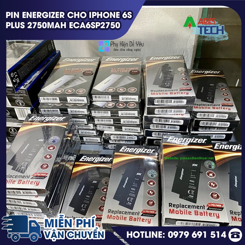 Pin Energizer cho iPhone 6s Plus 2750mAh ECA6SP2750 - BẢO HÀNH 12 THÁNG