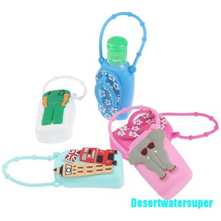 Bình Đựng Nước Rửa Tay 50ml Bằng Silicone Tiện Dụng Cho Người Lớn Và Trẻ Em