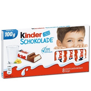 Socola thanh sữa Kinder Schokolade 100g