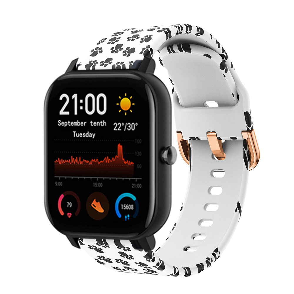 Dây Đeo Silicon Mềm Họa Tiết Rằn Ri Cho Đồng Hồ Thông Minh Huami Amazfit GTS2 GTS4 mini GTS3 GTS2e Neo GTS 2 3 4 2e