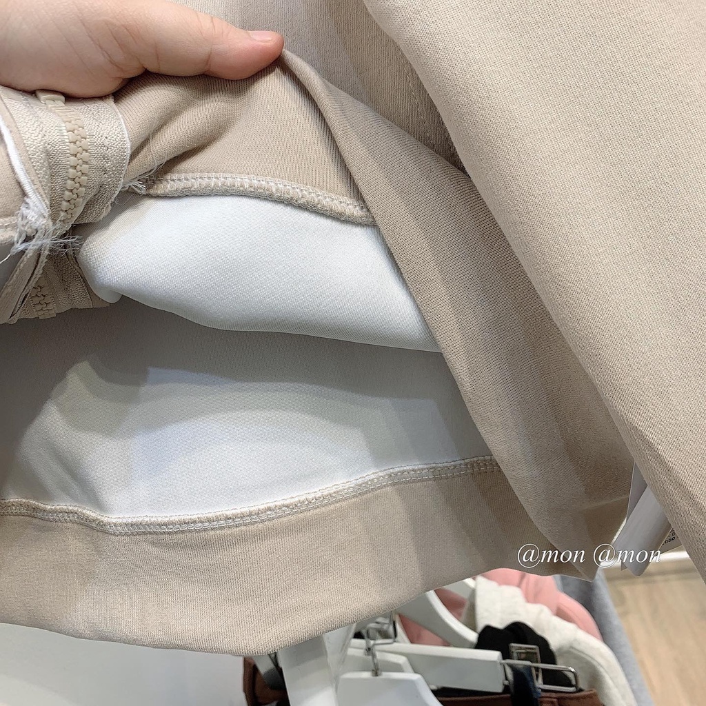 210702 Áo hoodie zip nỉ nhung, nỉ xốp - áo hoodie nỉ nam nữ thời trang ulzzang form rộng dài chùm mông | BigBuy360 - bigbuy360.vn