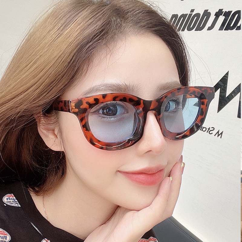 Kính mát Samjune MN5248 gọng tròn màu kẹo chống tia UV400 thời trang retro 2021 cho nữ dùng khi lái xe ngoài trời