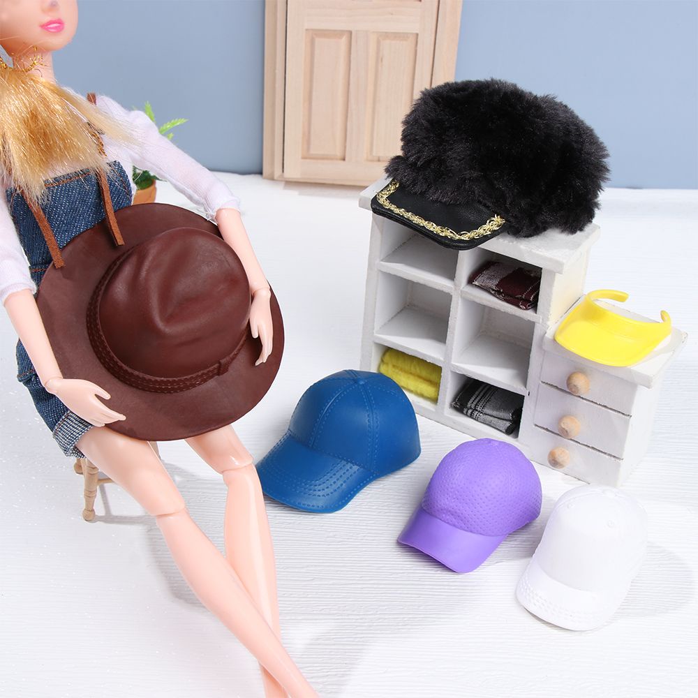 Mũ bóng chày nhiều kiểu dáng thời trang cho búp bê 30cm 1/6