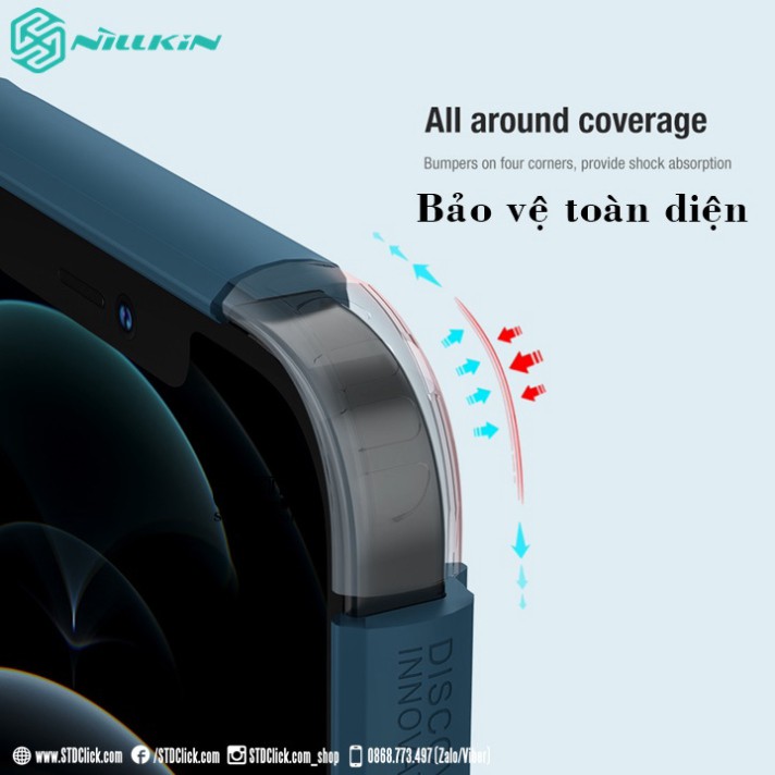 ỐP LƯNG IPHONE 13 NILLKIN NHỰA CỨNG VIỀN DẺO CHÍNH HÃNG - HÀNG CHUẨN
