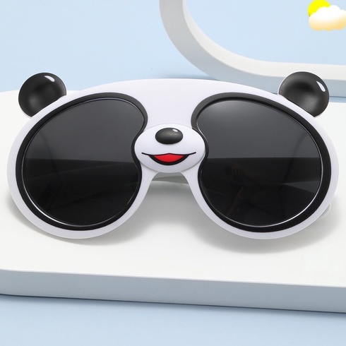 Kính Mát Chống Tia UV Hình Gấu Trúc Dễ Thương Cho Bé