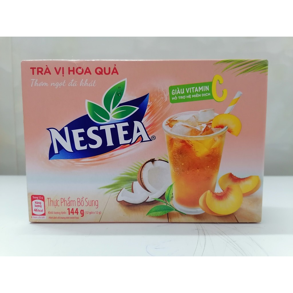 [Hộp 144g – HOA QUẢ] TRÀ HÒA TAN [VN] NESTEA Fruit Flavor Tea
