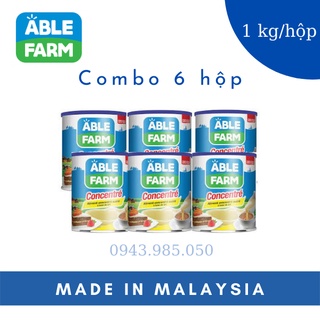 {COMBO 6 HỘP} SỮA ĐẶC CÓ ĐƯỜNG BEST ABLE FARM 1KG HÀNG NHẬP KHẨU MALAYSIA - DATE XA