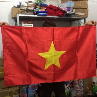 Cờ tổ quốc, cờ đỏ sao vàng 0.8 x 1.2m