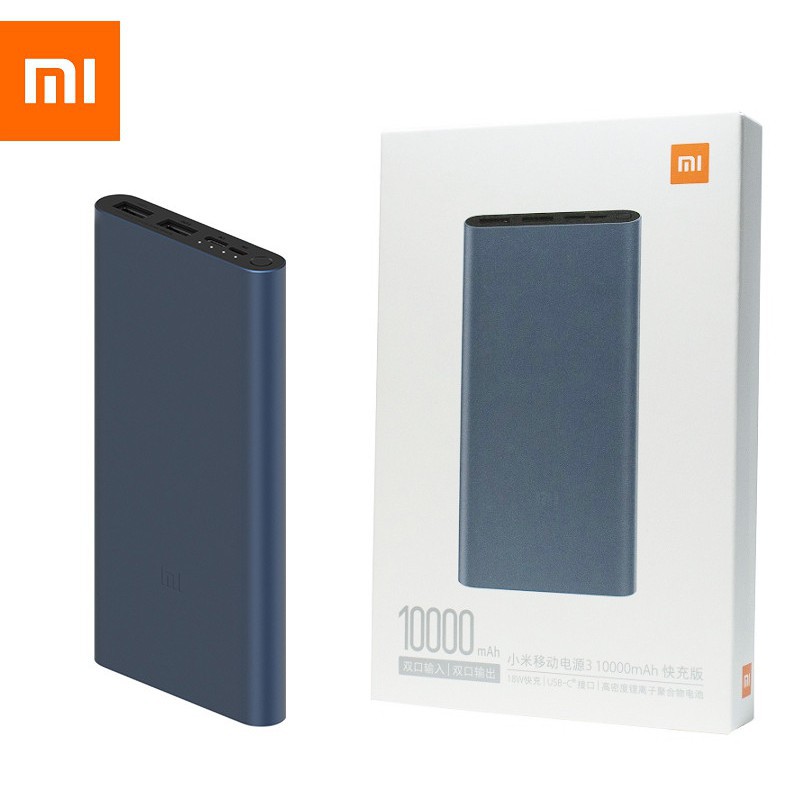 Sạc dự phòng Xiaomi Gen3 10000mAh,Hỗ trợ sạc nhanh QC 3.0 - New 2020- Lỗi 1 đổi 1 | BigBuy360 - bigbuy360.vn