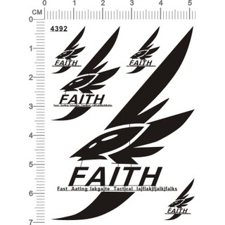 Decal dán Kim Loại Faith