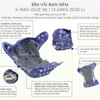 combo tả bambi mio size L 1 ngày+1 đêm