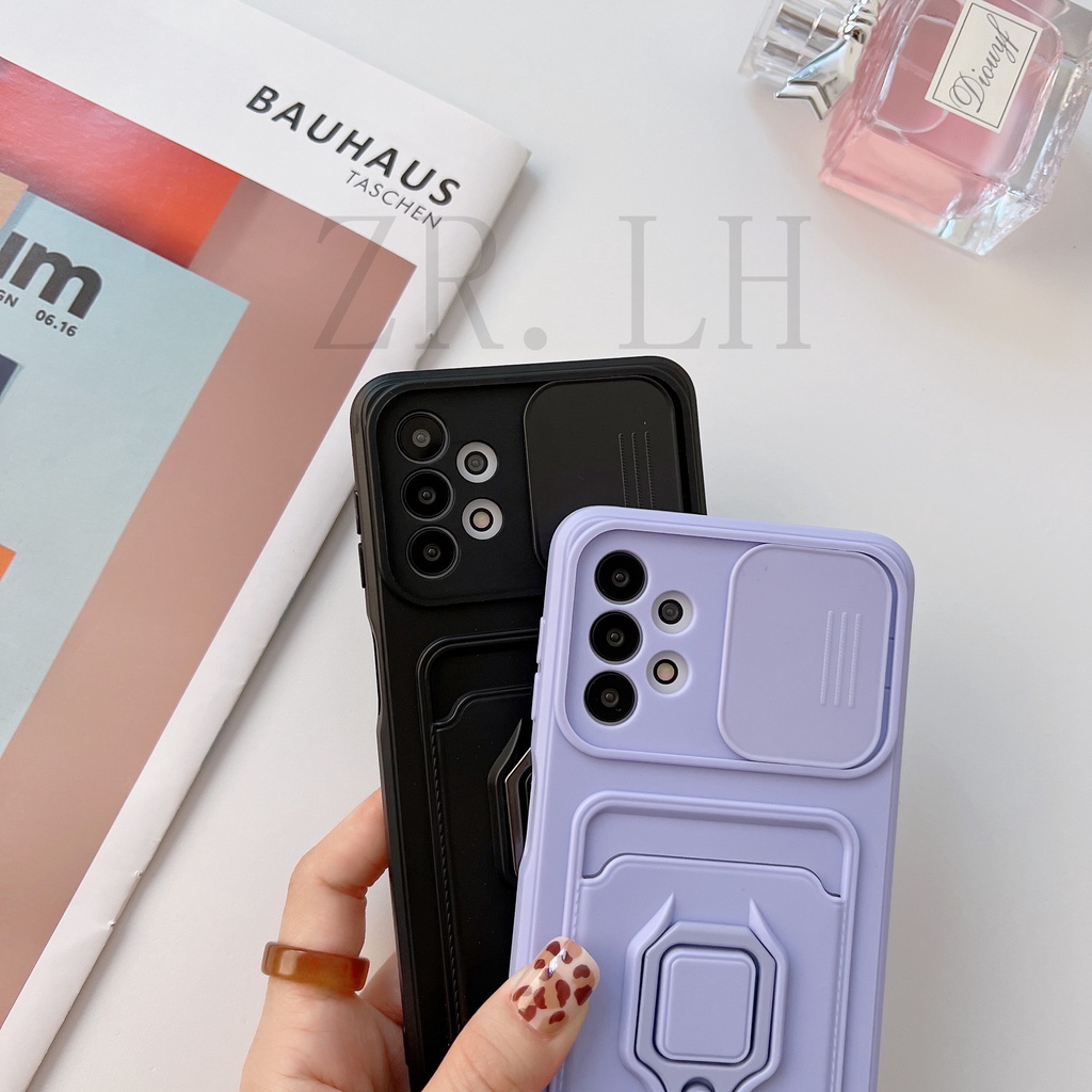 Ốp Điện Thoại Mềm Dạng Ví Có Dây Đeo Chéo Cho Samsung Galaxy A51 A52 A12 A13 A32 A72 A71 A50