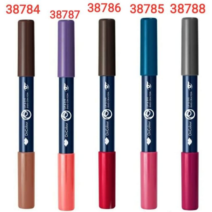 Chì kẻ đa năng cho mắt và môi duo crayon màu sắc sống động