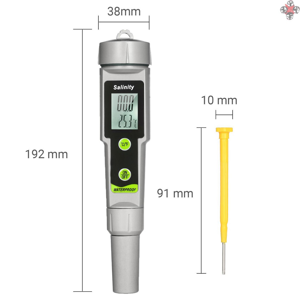 Bút đo độ mặn Salinity 2 trong 1 tiện dụng