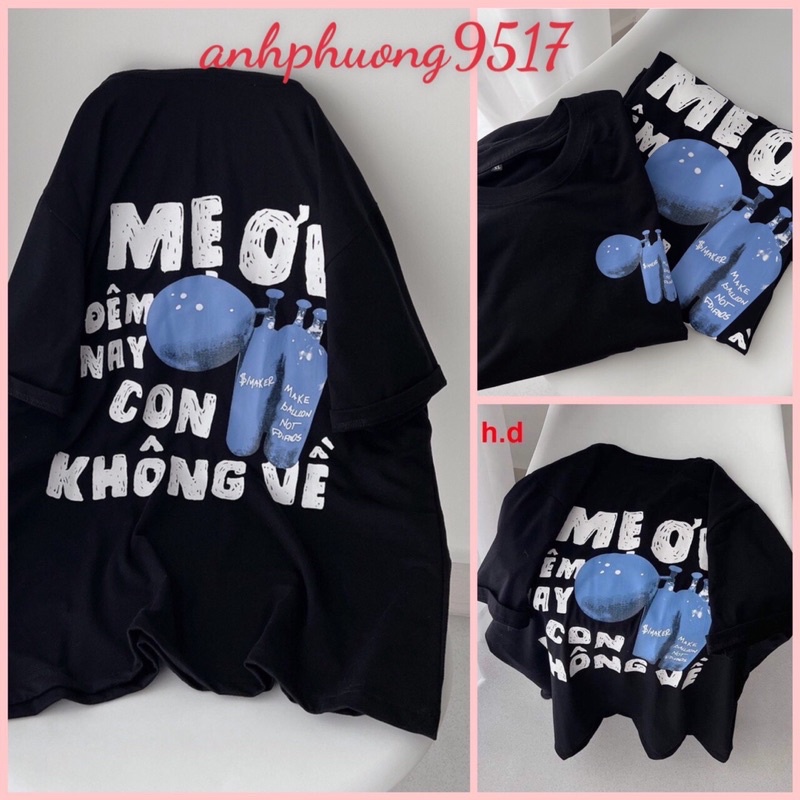 Áo thun Mẹ Ơi OXYÁo phông unisex nam nữ mặc đôi, nhóm, lớp Cá tínhFree ship rẻ nhấtChất cotton mát thấm hút mồ hôi