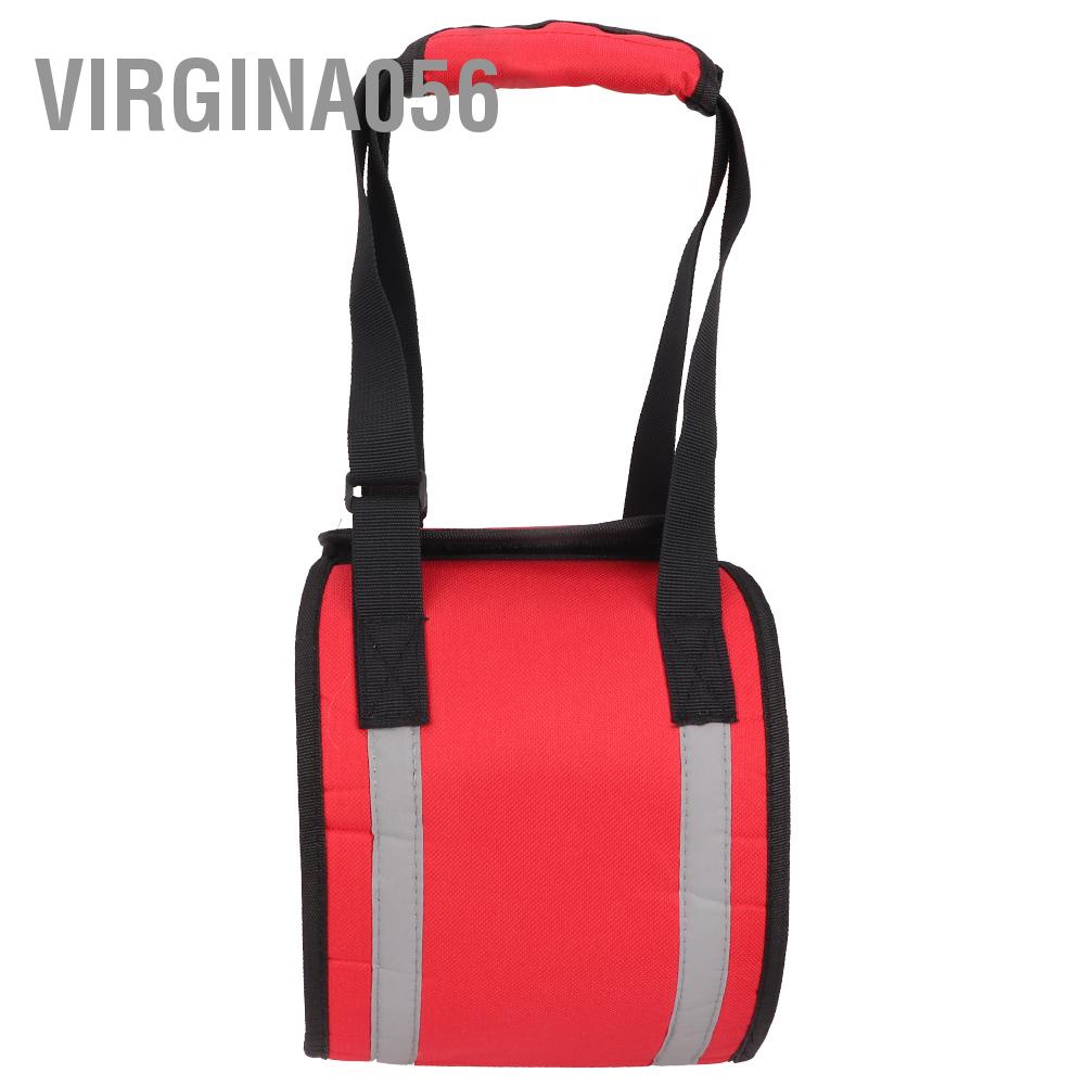 Virgina056 Red Walking Auxiliary Belt Old Age Dog Disabled Pet Protection Traction
