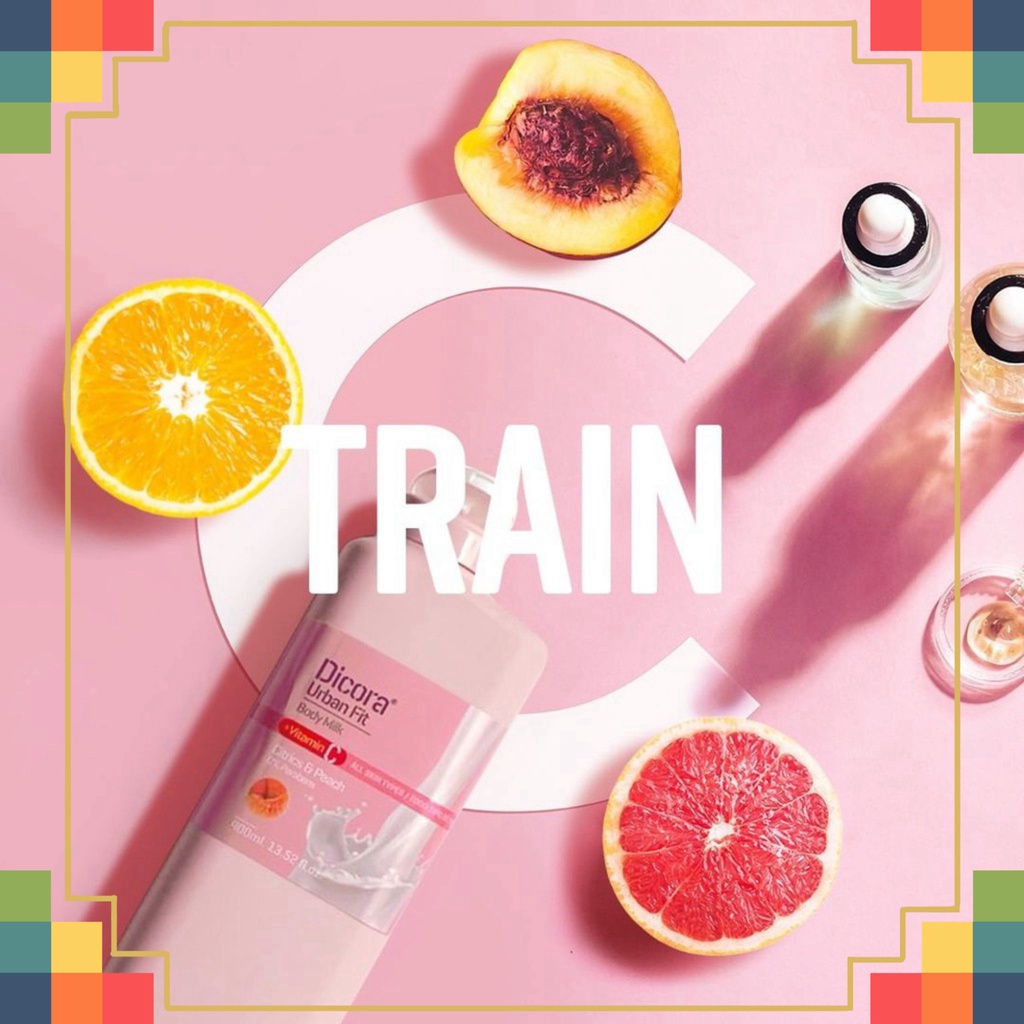 Sữa dưỡng thể Dicora Urban Fit citrics & peach vitamin C hương cam quýt và đào 400ml ngăn ngừa lão hoá, làm trắng da | BigBuy360 - bigbuy360.vn