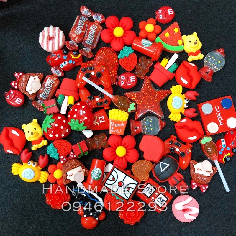 Combo 10 charm theo tone màu